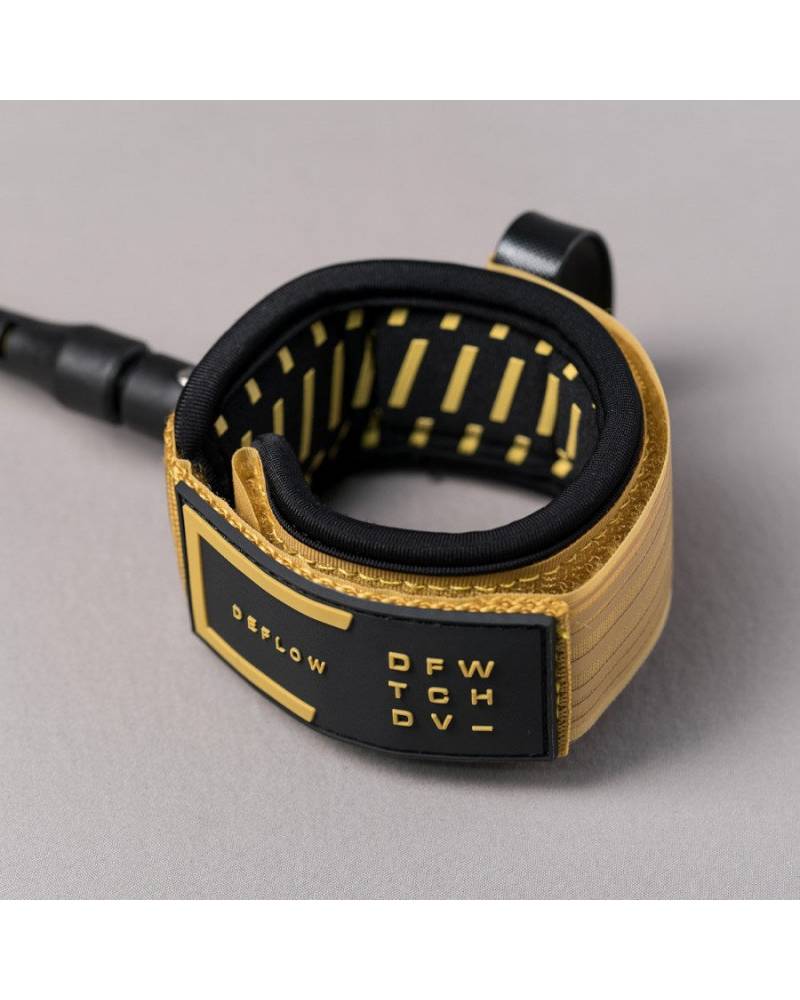 Bravosurf | DEFLOW PERFORMANCE LEASH 6FT 7MM | Mustard