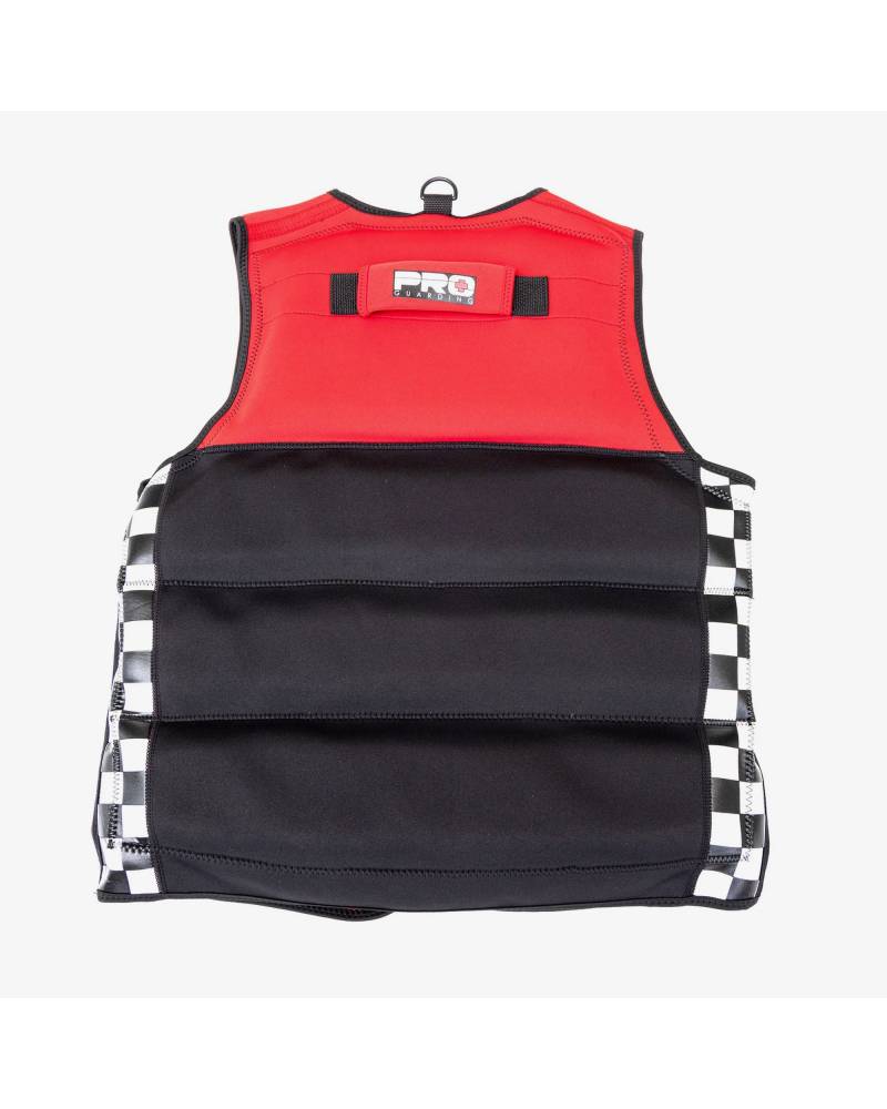 Jet Ski Life Vest - Black and Red