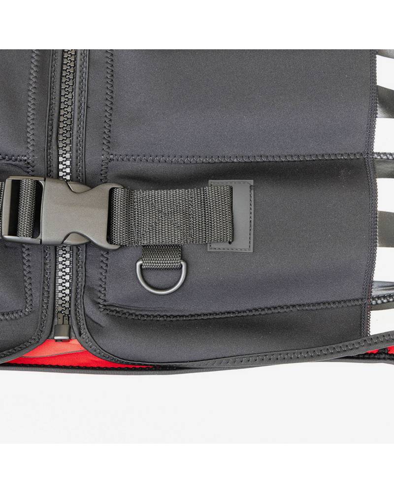 Jet Ski Life Vest - Black and Red