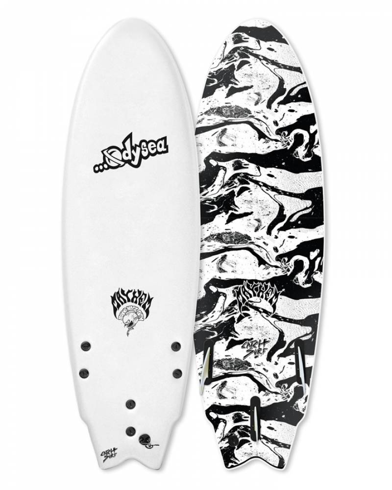 5'5 Lost Surfboards X Odysea RNF White