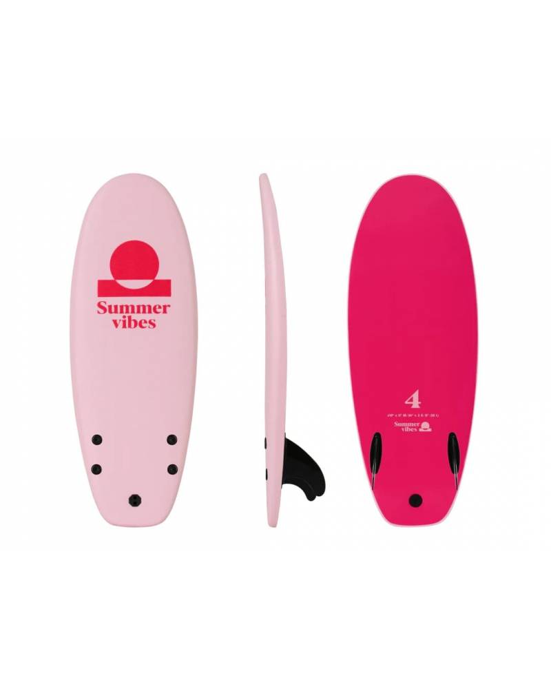 Summer vibes Grom 4' Softboard - Pink 