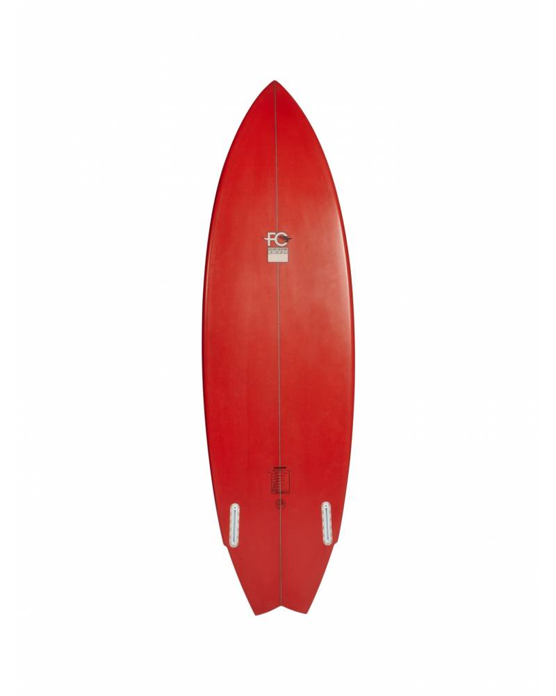 Mako Twin - Red (FCD Surfboards) - 6' 2" x 20.42 x 2.65 x 36.7L