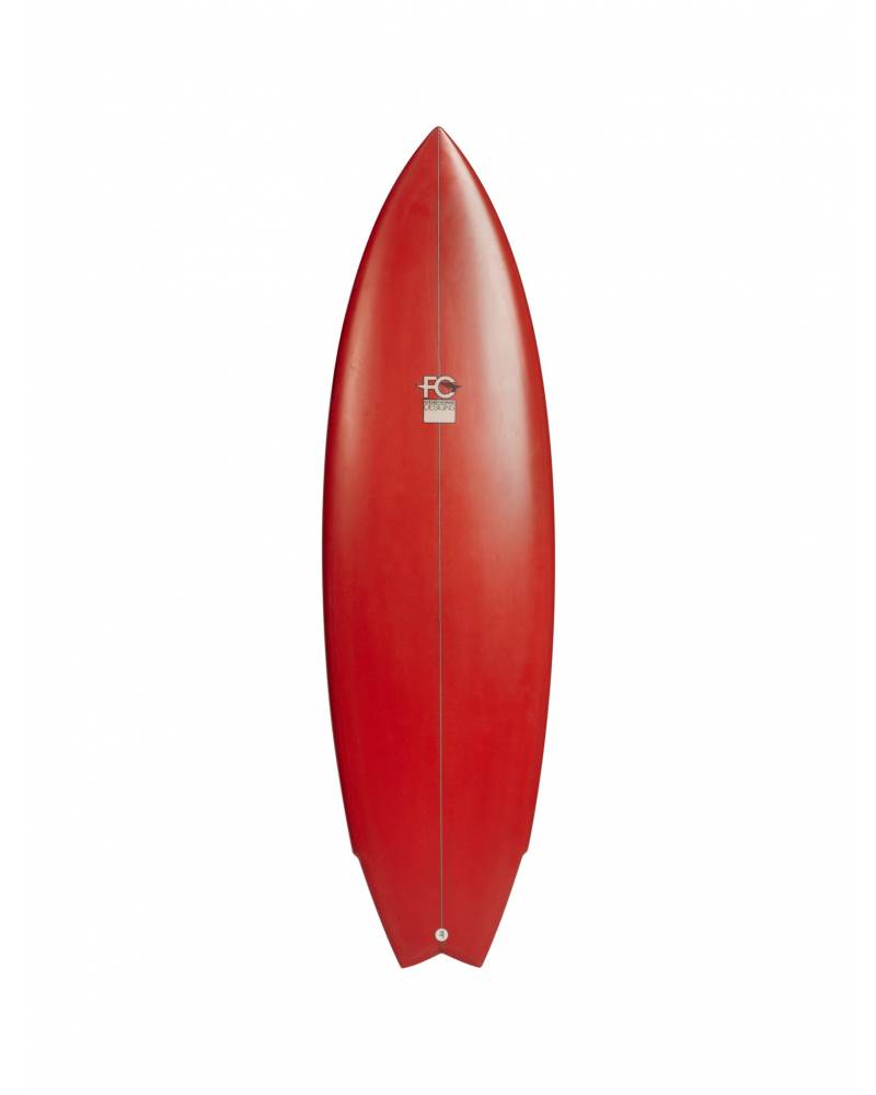 Mako Twin - Red (FCD Surfboards) - 6' 2" x 20.42 x 2.65 x 36.7L
