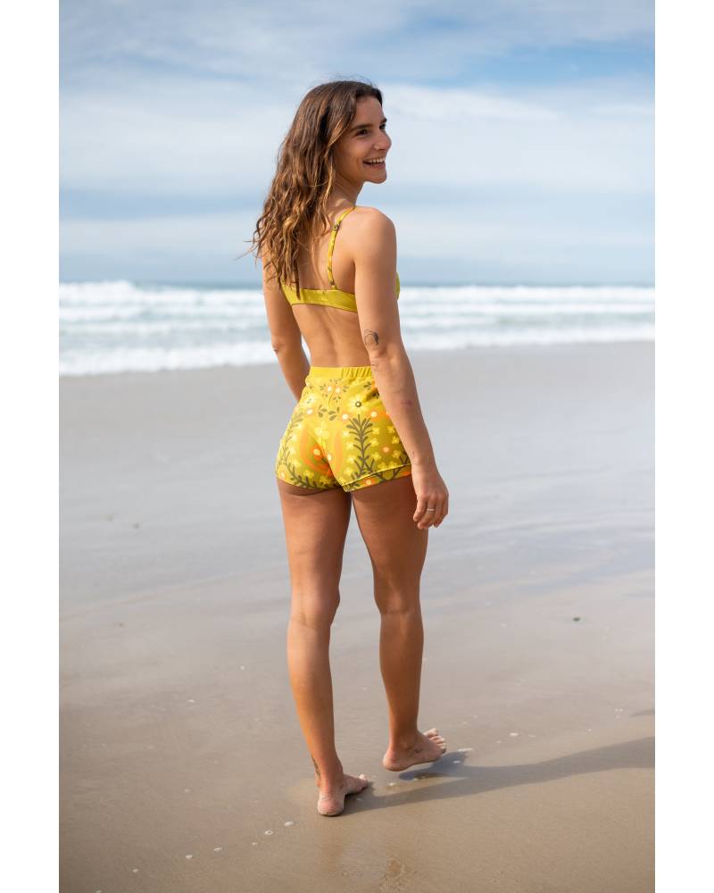 Back view of bikini short