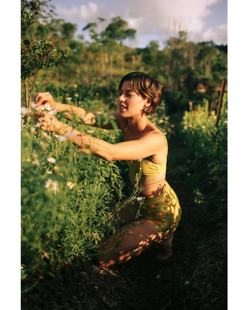 Lifestyle image in garden