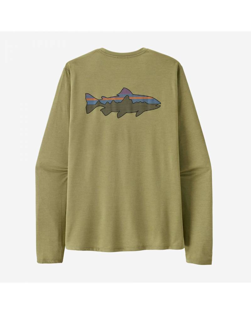 Men’s Long-Sleeved Capilene® Cool Sun Shirt - Fitz Roy Trout