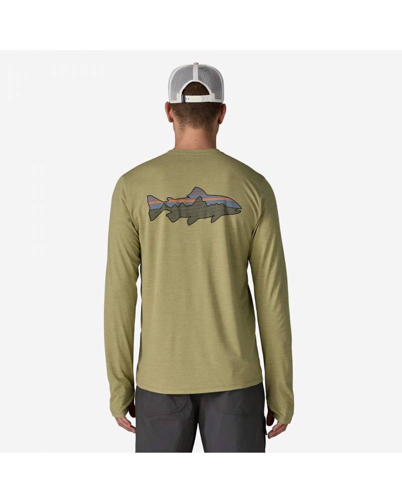 Men’s Long-Sleeved Capilene® Cool Sun Shirt - Fitz Roy Trout