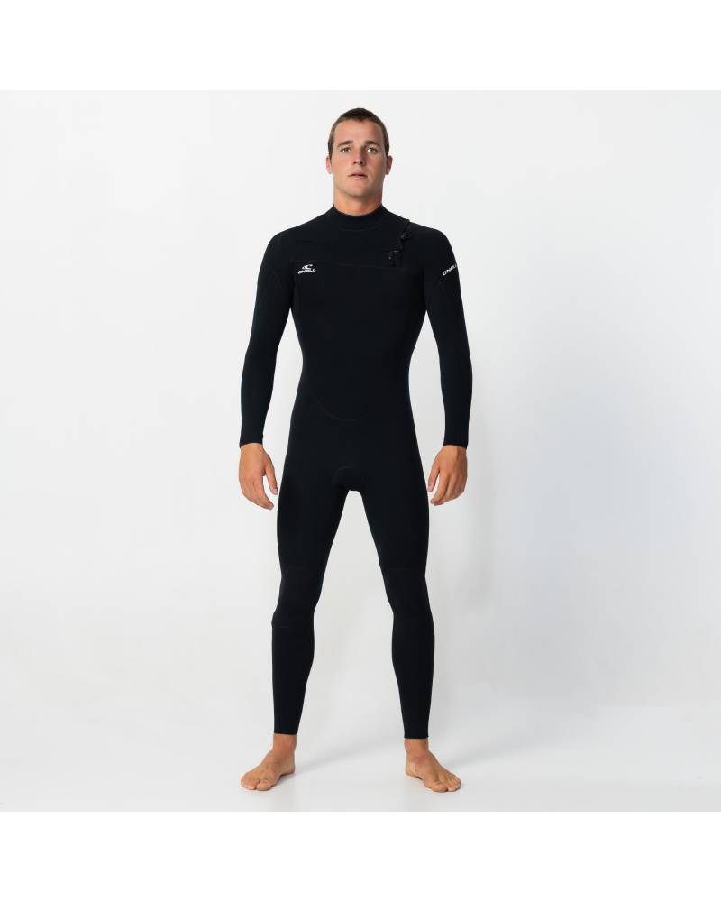 Men's Reactor 3/2mm GBS Steamer Chest Zip - Black