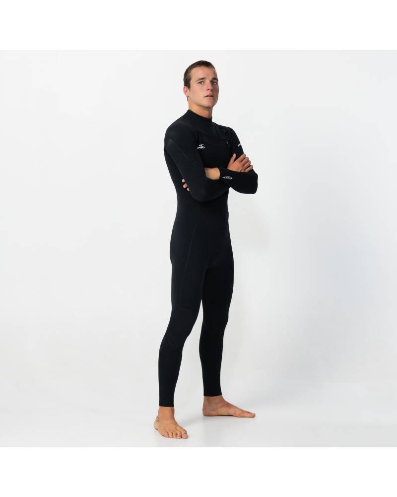 Men's Reactor 3/2mm GBS Steamer Chest Zip - Black