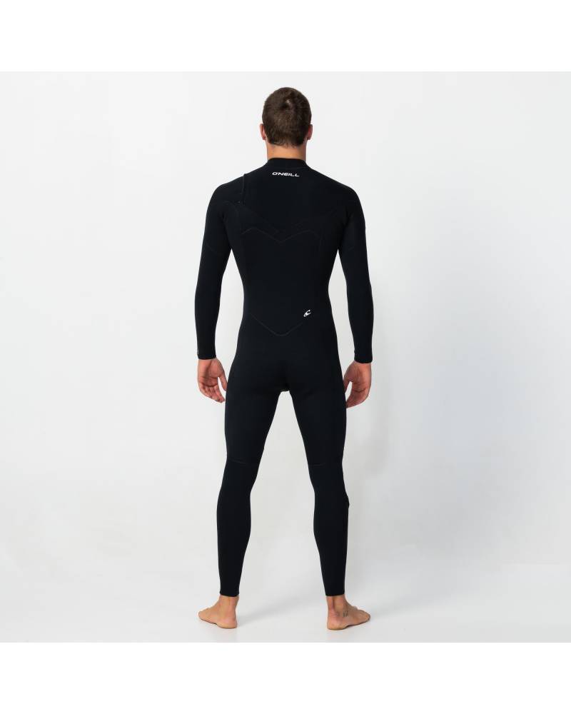 Men's Reactor 3/2mm GBS Steamer Chest Zip - Black