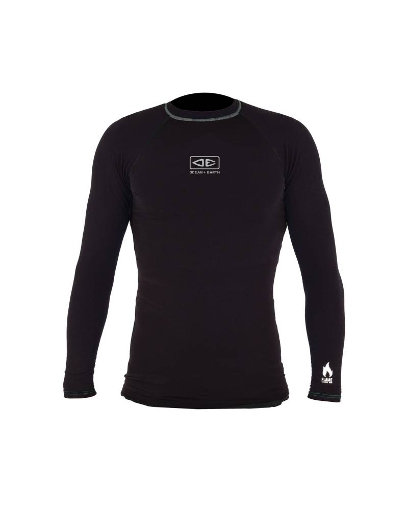 Rash Vest | Mens Flame Thermo Long Sleeve Skin | Ocean and Earth