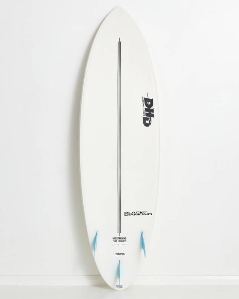MF x DHD Black Diamond Soft Top Surfboard bottom