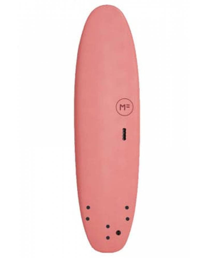 SUPERSOFT TRI 6'6 - CORAL/MERLOT deck