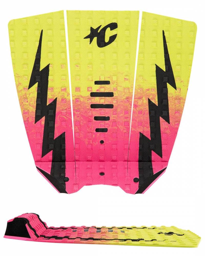 Mick Eugene Fanning Lite Tail Pad - Pink Fade Lime Black