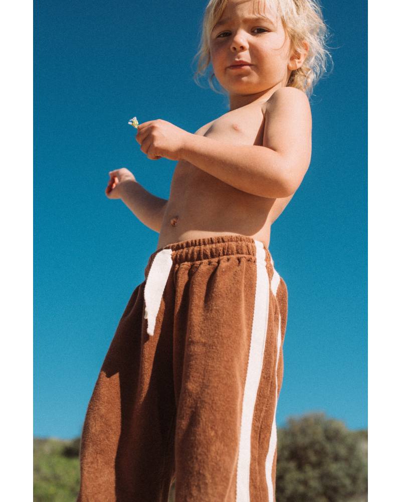 Mini Terry Pant in Brown - Atmosea
