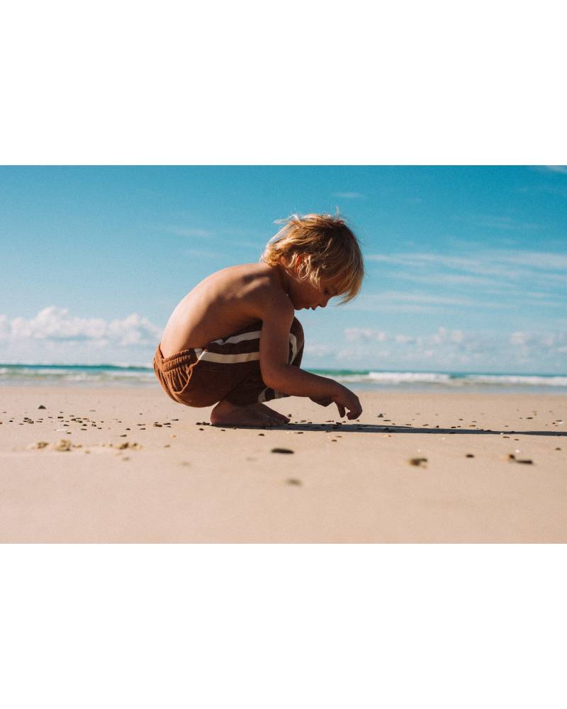Mini Terry Pant in Brown - Atmosea
