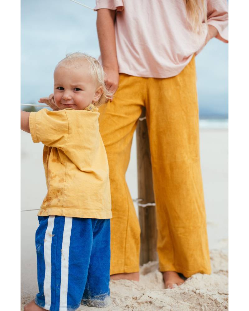 Mini Terry Pant in Cobalt - Atmosea