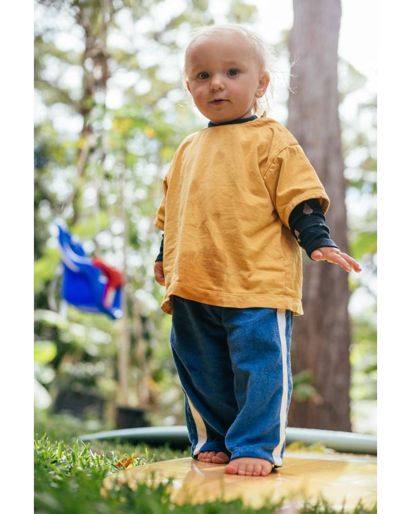 Mini Terry Pant in Cobalt - Atmosea