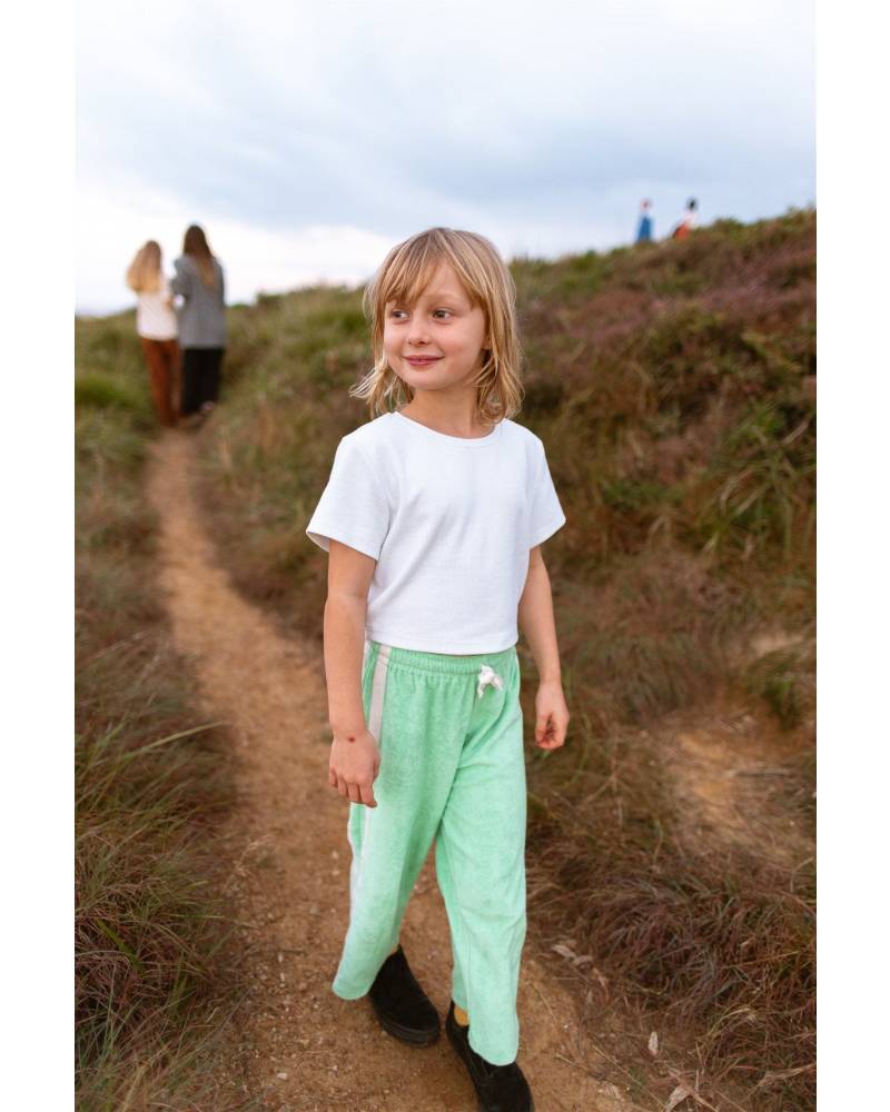 Mini Terry Pant in Mint - Atmosea