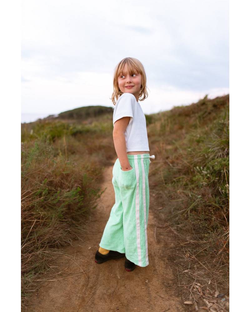 Mini Terry Pant in Mint - Atmosea