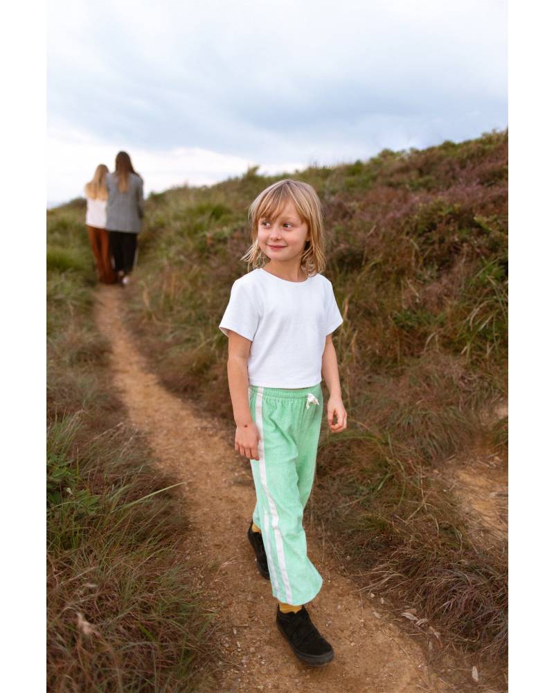 Mini Terry Pant in Mint - Atmosea
