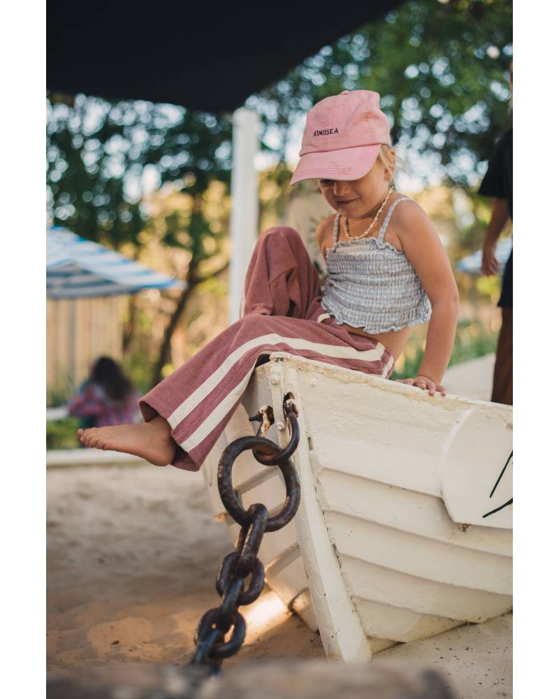 Side view of Mini Terry Pant