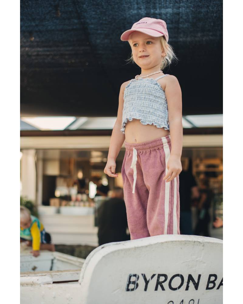 Child wearing Mini Terry Pant