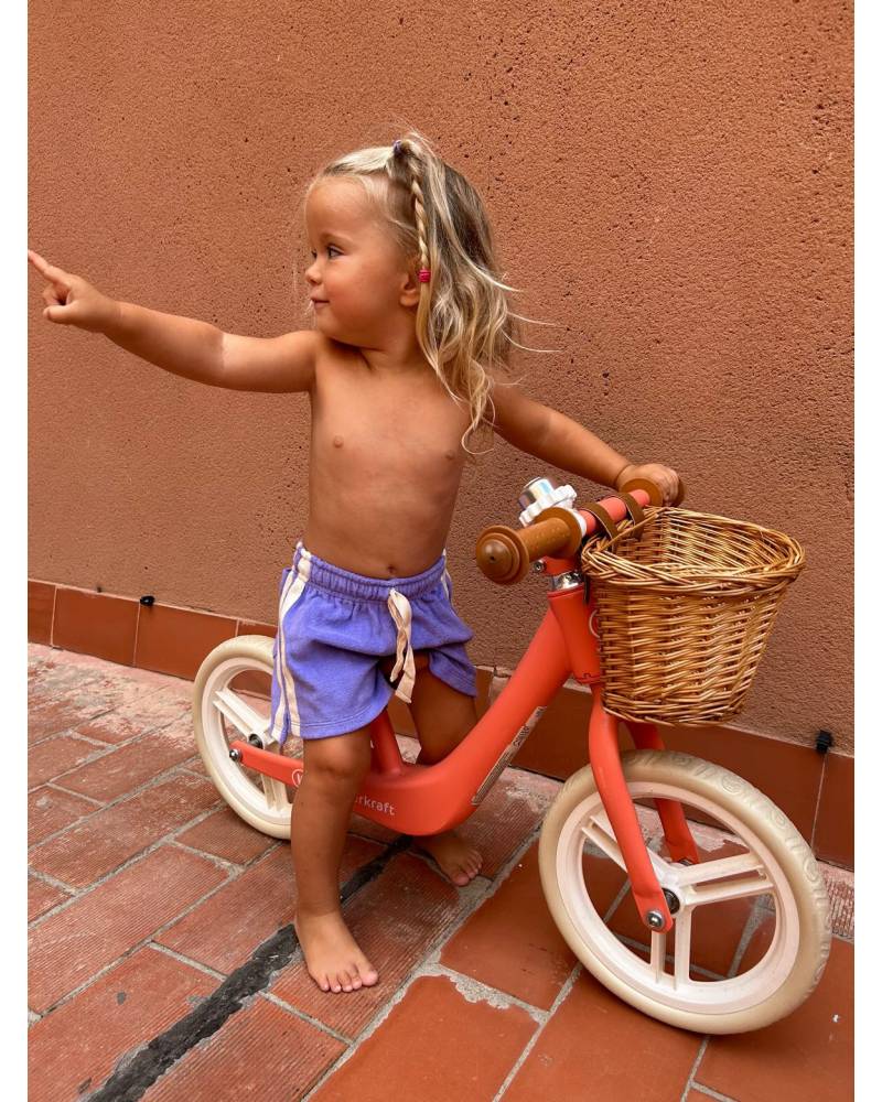 Mini Terry Towelling Shorts in Lavender - Atmosea
