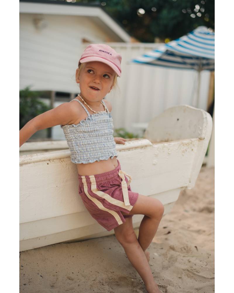 Child climbing on boat