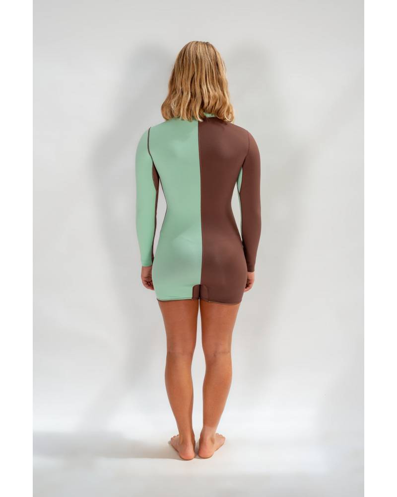 Mint Slice Spring Suit Front Zip - Atmosea