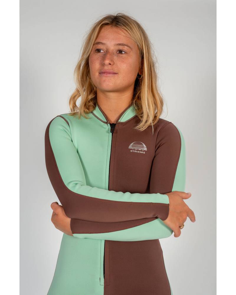 Mint Slice Spring Suit Front Zip - Atmosea