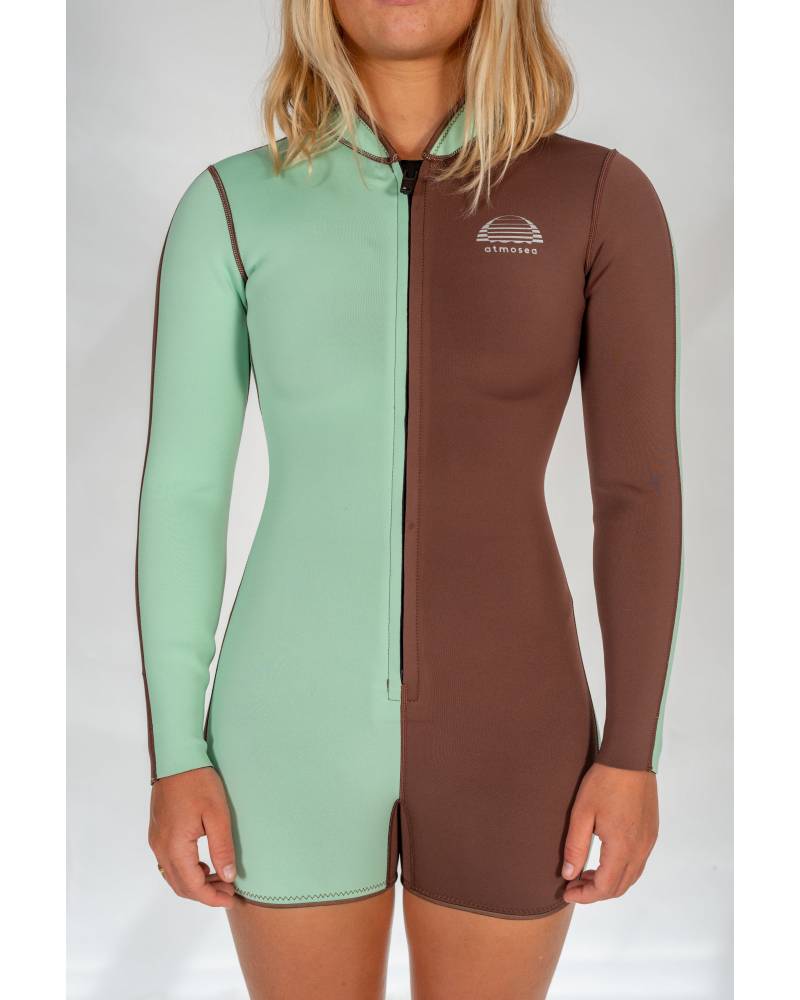 Mint Slice Spring Suit Front Zip - Atmosea