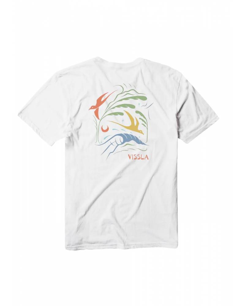 Miyashiro Swell Seekers Ss Organic Tee - White