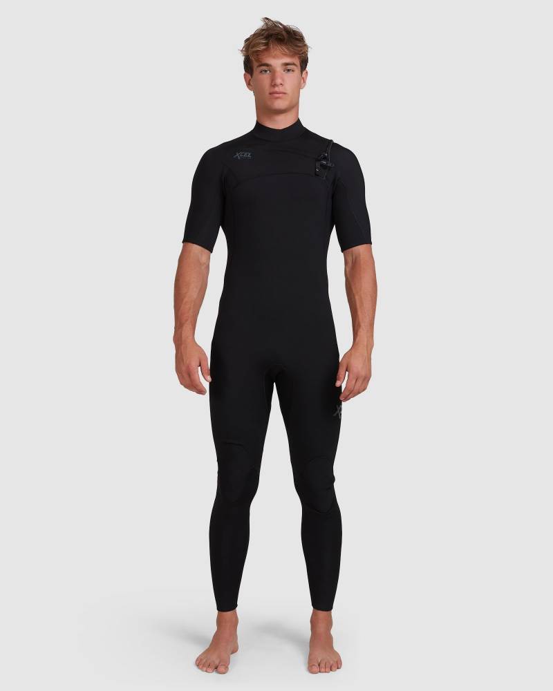 MENS COMP SS STEAMER WETSUIT 2MM BLACK