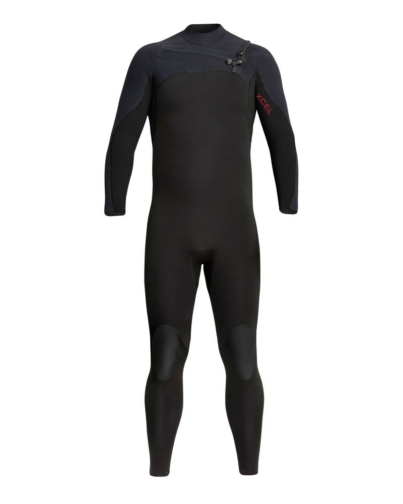 MENS PHOENIX 3/2MM STEAMER WETSUIT BLACK