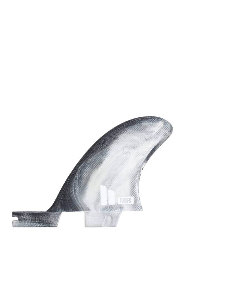FCS II Mark Richards PC Twin + Stabiliser Fins - Black/White