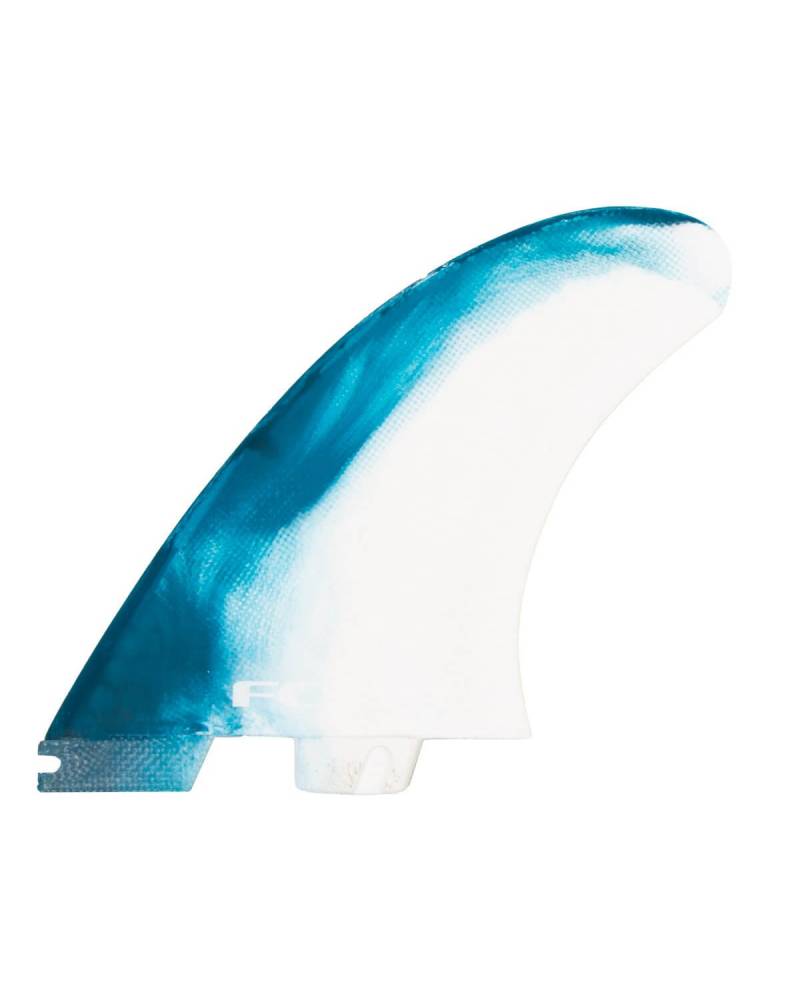 FCS II Mark Richards PC Twin + Stabiliser Fins -Dusty Blue