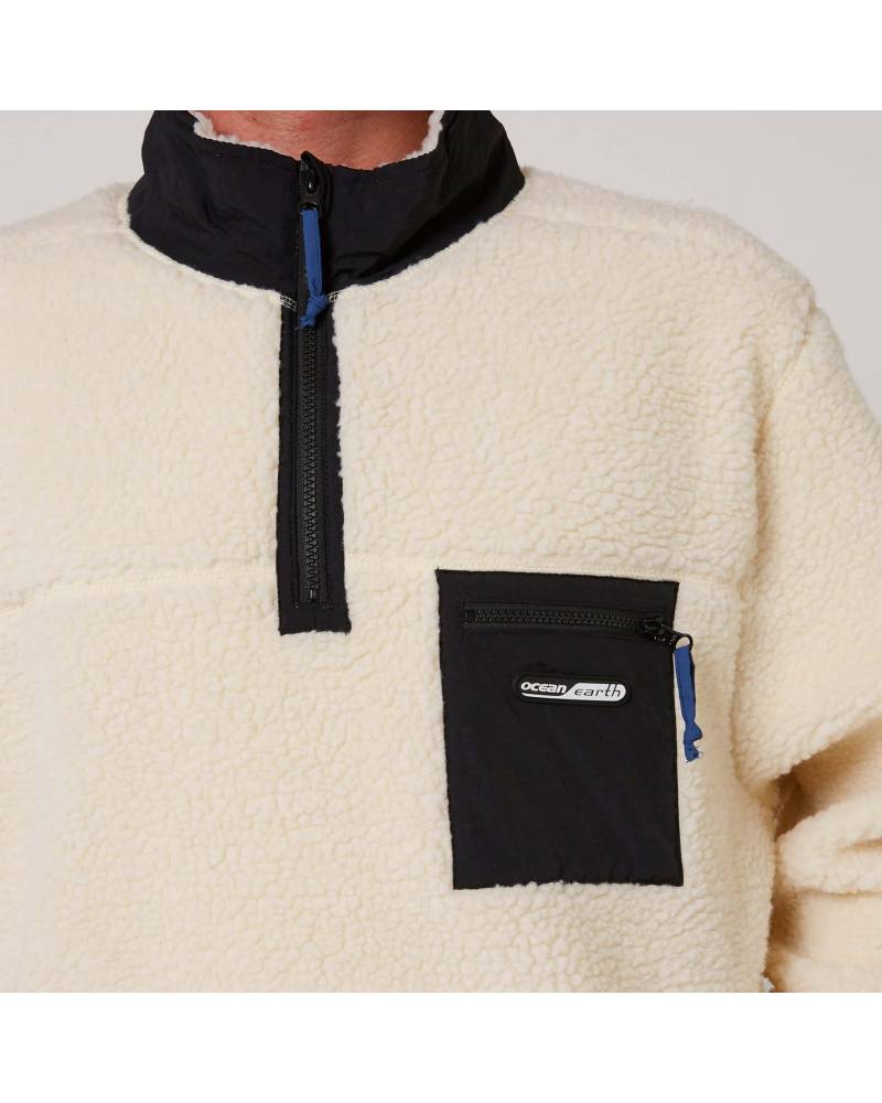 Reflex Sherpa 1/4 Zip - Natural