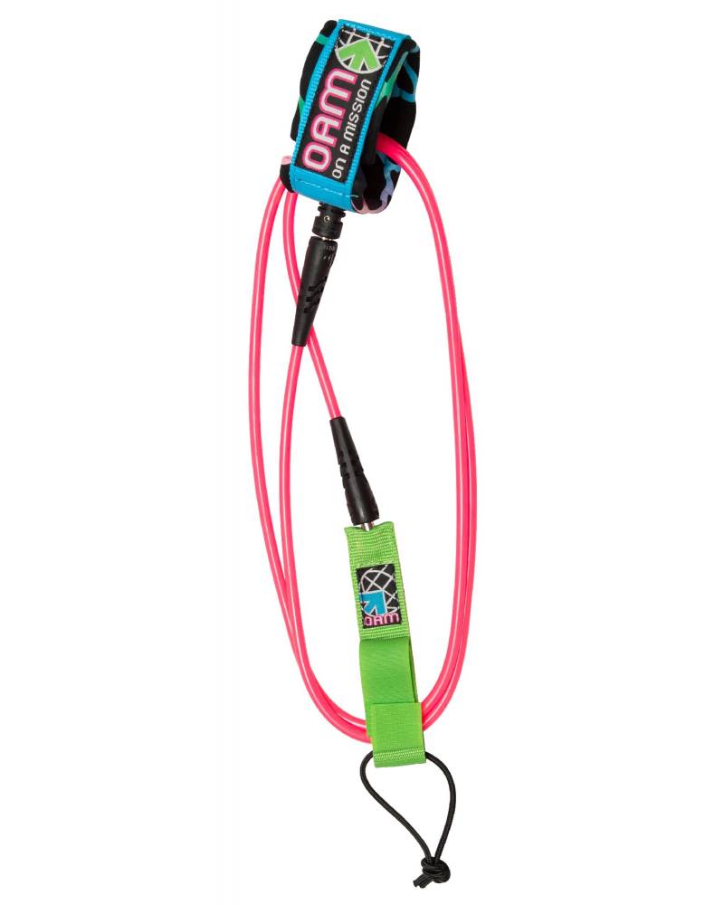 6ft Comp Leash - Pink Giraffe