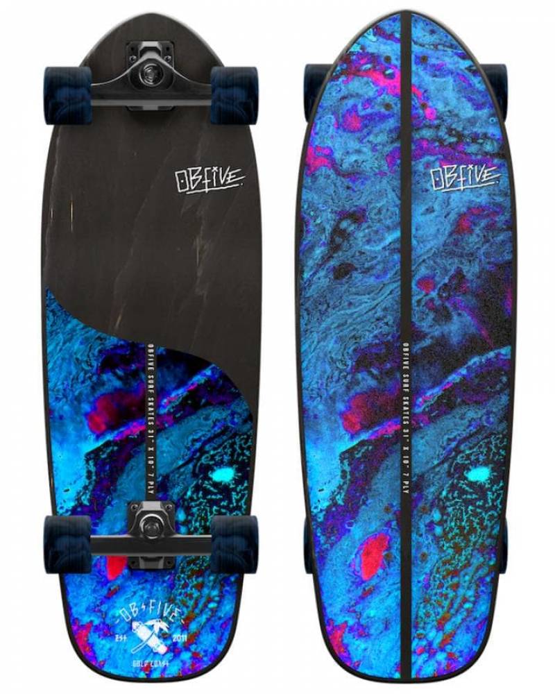 ☆OB FIVE　Foam Ball Surf Skate 31インチ　美品！☆ Skateboard | OBfive Plasma Surf Skate 31in | Boardcave Australia