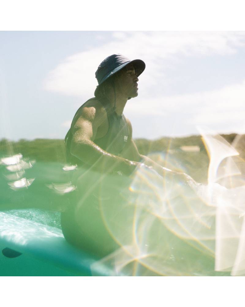 Ocean and Earth Bingin Soft Peak Surf Hat - Black