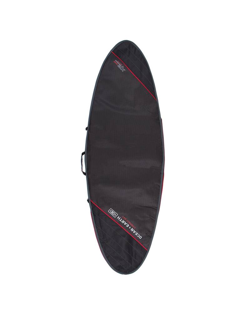 Ocean and Earth Compact Day Fish Cover - Black/Red