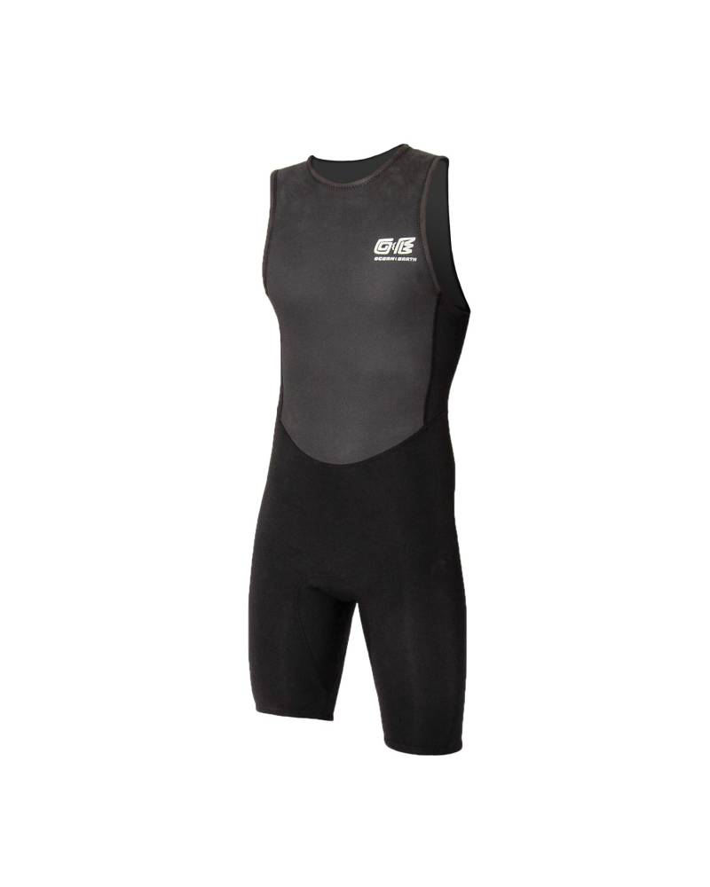 Heritage Back Zip Short John - 2mm