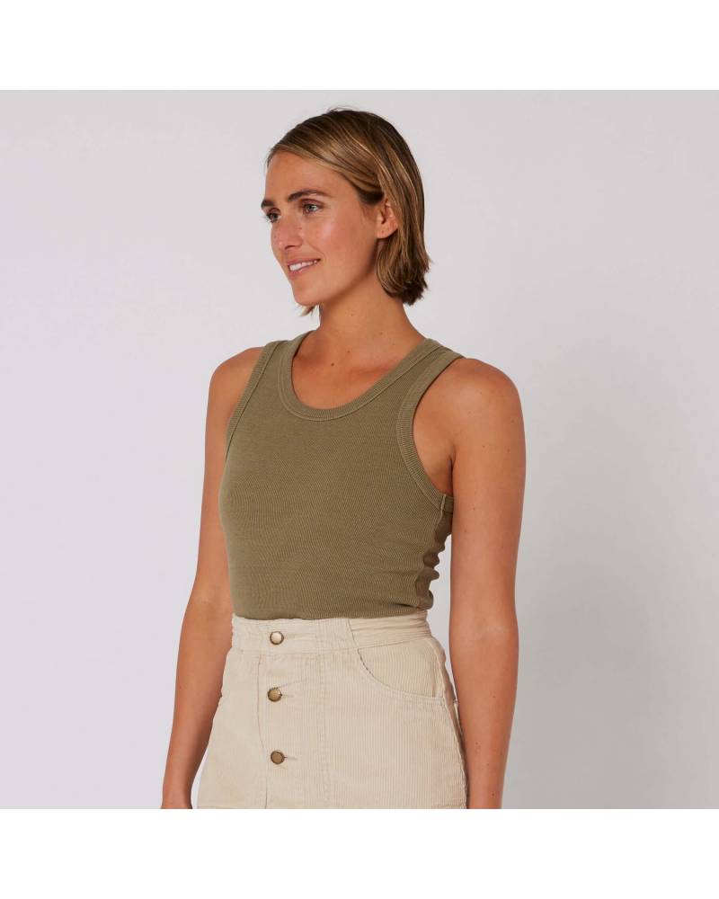 Rib Tank - Olive