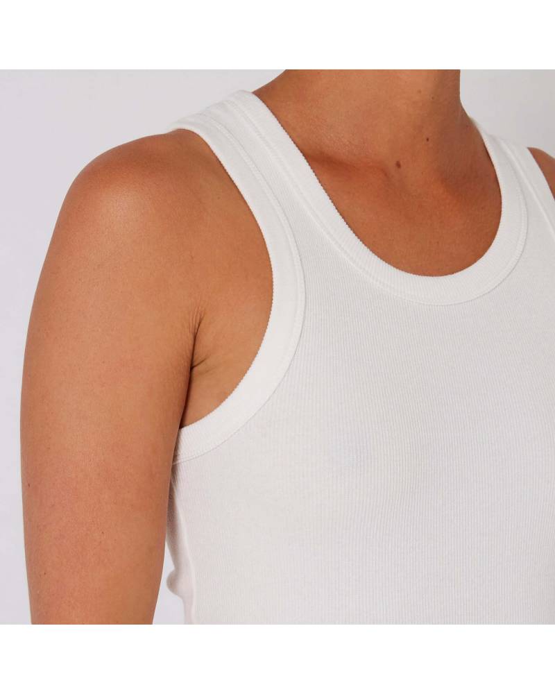 Rib Tank - White