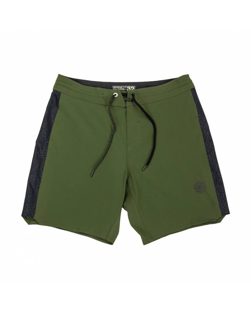 Octopus LeBronz boardshort - green - front