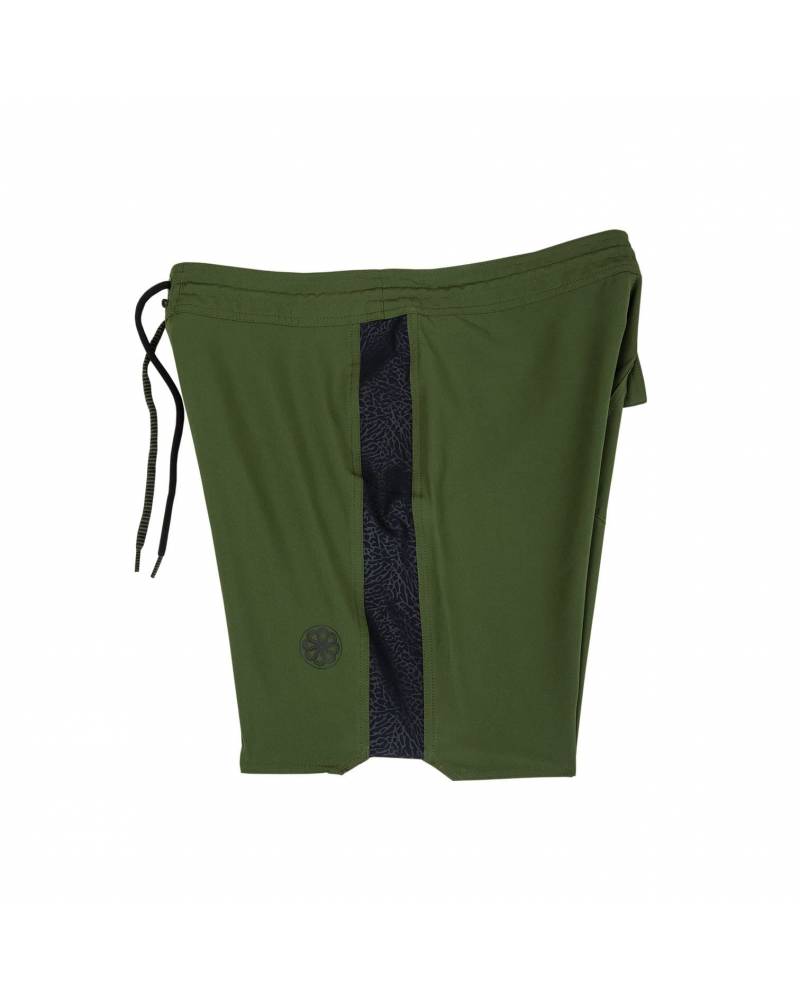 Octopus LeBronz boardshort - green - side