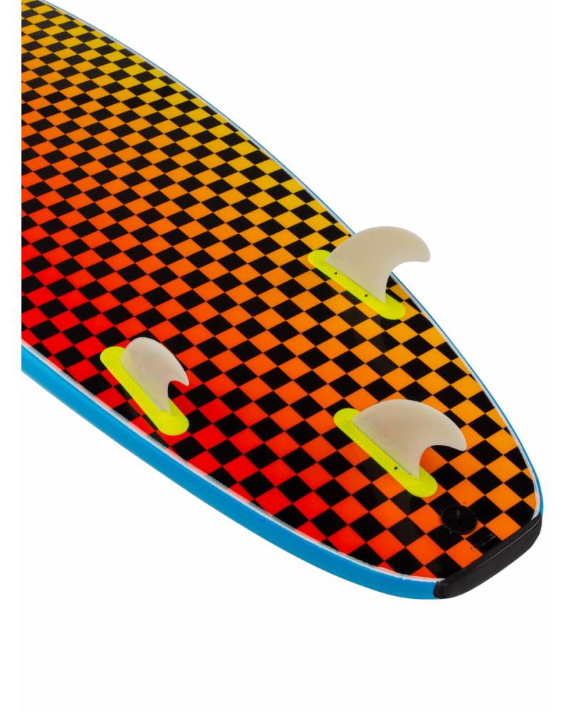 Catch Surf Odysea 6' 0 Log - Blue/Checkers bottom with fins