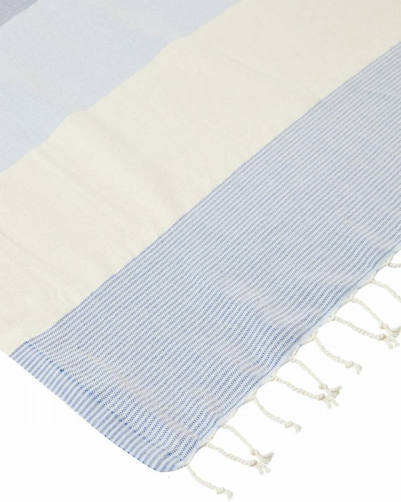 Johnny Turkish Towel - Blue hanged