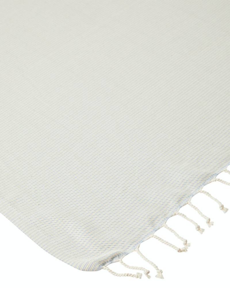 Original Turkish Towel - Baby Blue trim